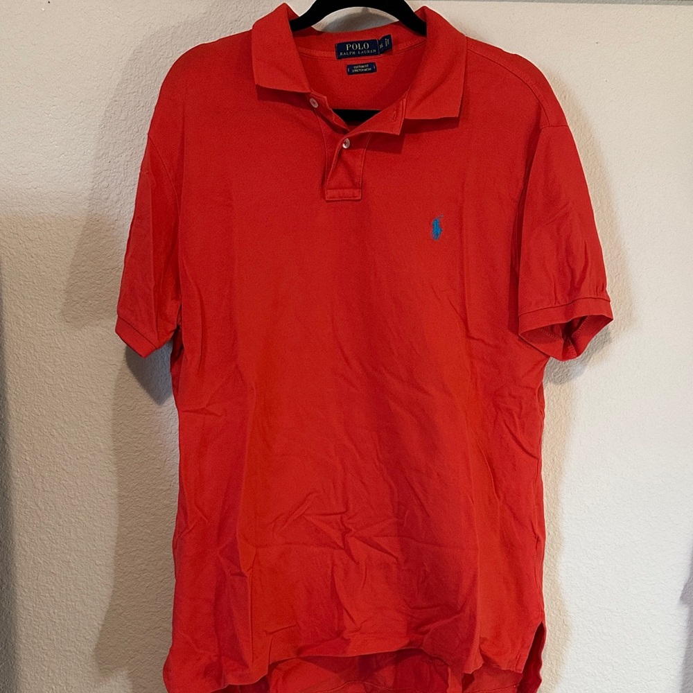 Ralph Lauren Polo Shirt in Bold Red